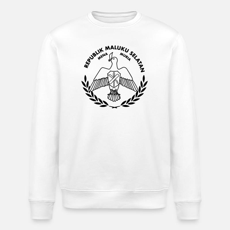 Republik Maluku Selatan - Stanley/Stella Unisex Bio-Sweatshirt ROLLER - Weiß