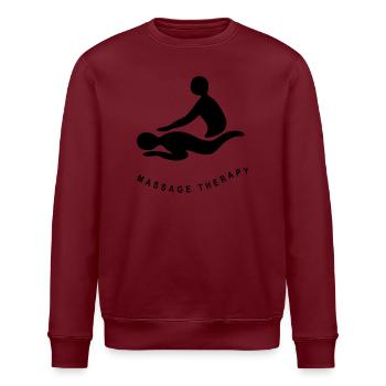 MASSAGE THÉRAPEUTIQUE - Sweat bio ROLLER Stanley/Stella Unisexe - blanc - Devant - Nik (191cm)