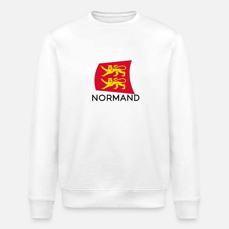 Normandie - Stanley/Stella Unisex Bio-Sweatshirt ROLLER - Weiß