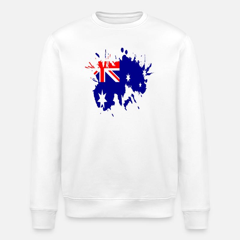 australie Pepigo - Sweat bio ROLLER Stanley/Stella Unisexe - blanc