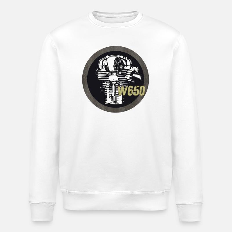 W650 - Stanley/Stella Unisex Bio-Sweatshirt ROLLER - Weiß