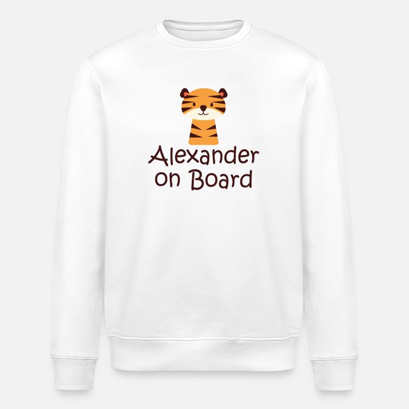 Alexander on board - Sweat bio ROLLER Stanley/Stella Unisexe - blanc