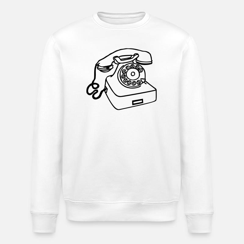 téléphone - Sweat bio ROLLER Stanley/Stella Unisexe - blanc