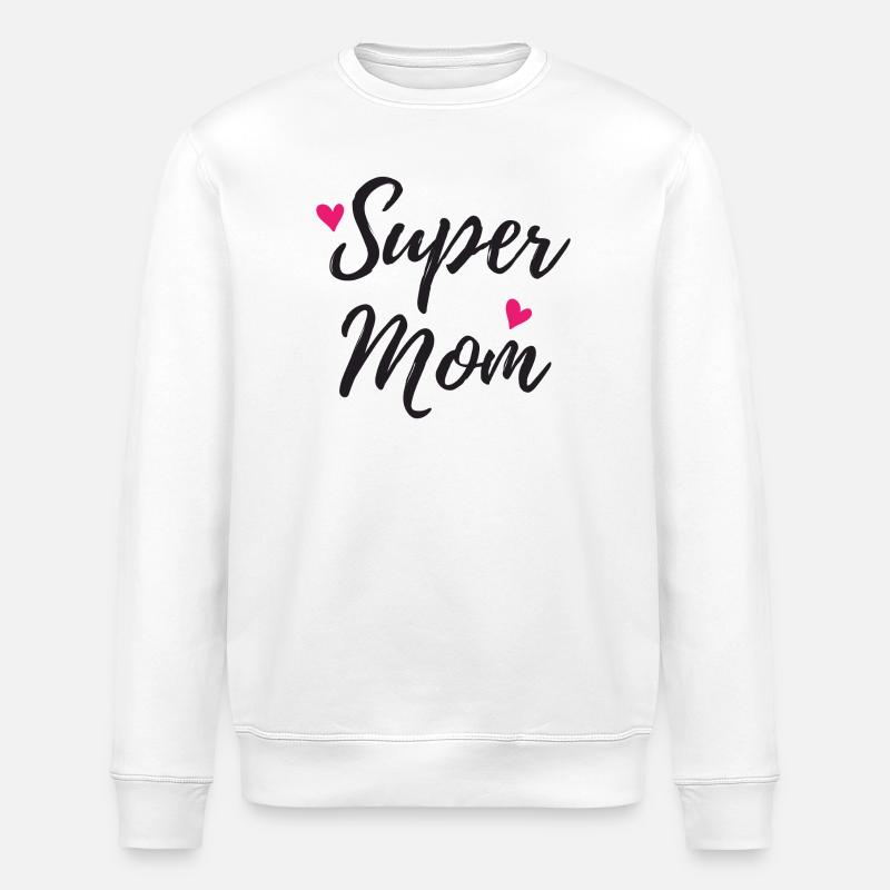super Mutter - Stanley/Stella Unisex Bio-Sweatshirt ROLLER - Weiß