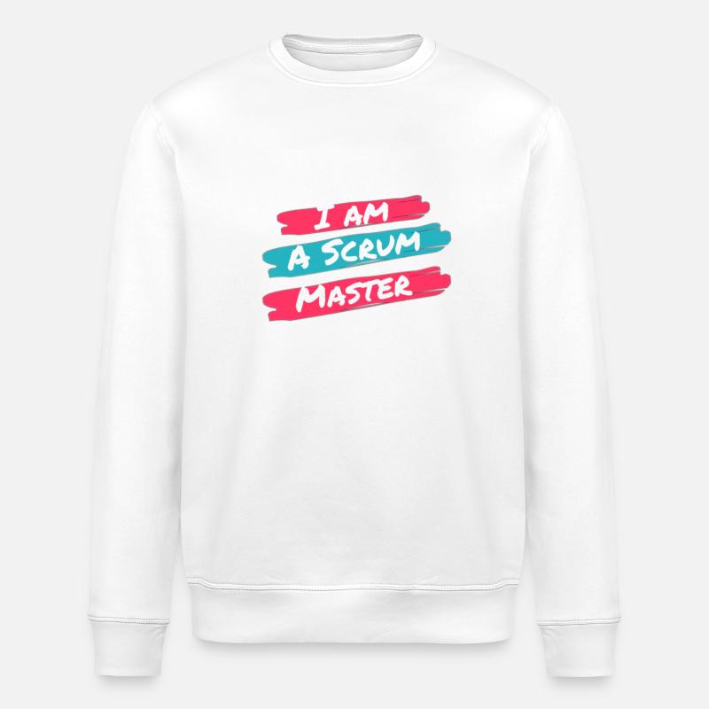 Fait Main Scrum Maître T-shirt - Sweat bio ROLLER Stanley/Stella Unisexe - blanc