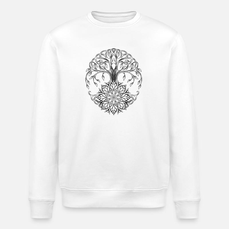 Arbre de vie celtique - Sweat bio ROLLER Stanley/Stella Unisexe - blanc