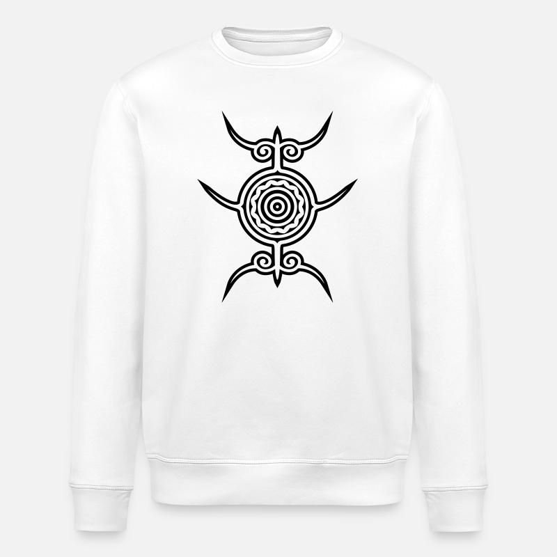 Oiale Alifuru - Sweat bio ROLLER Stanley/Stella Unisexe - blanc