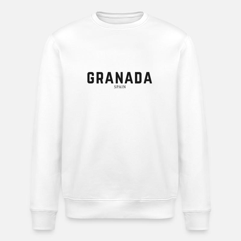 Granada Spanien - Stanley/Stella Unisex Bio-Sweatshirt ROLLER - Weiß