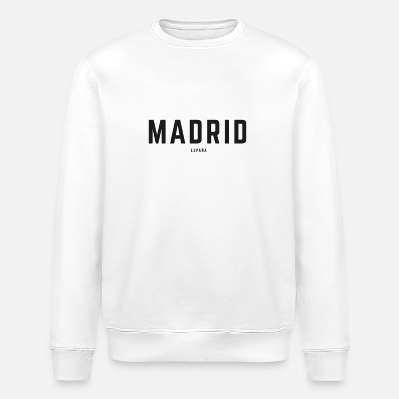 Madrid, Espagne - Sweat bio ROLLER Stanley/Stella Unisexe - blanc