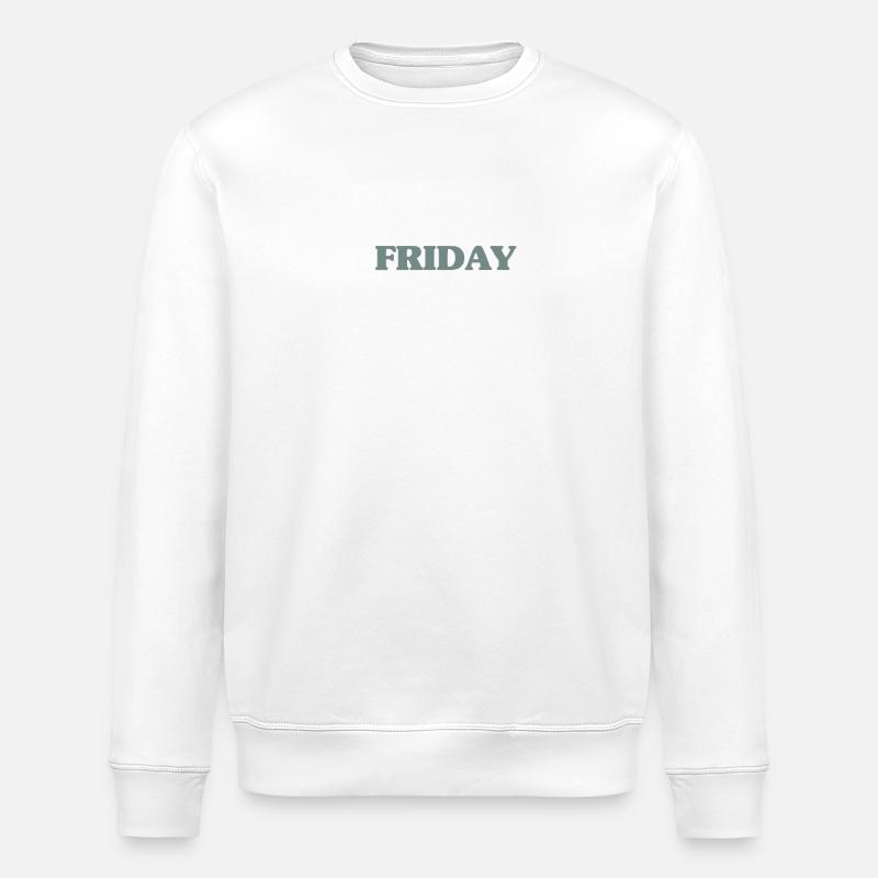 Vendredi - Sweat bio ROLLER Stanley/Stella Unisexe - blanc