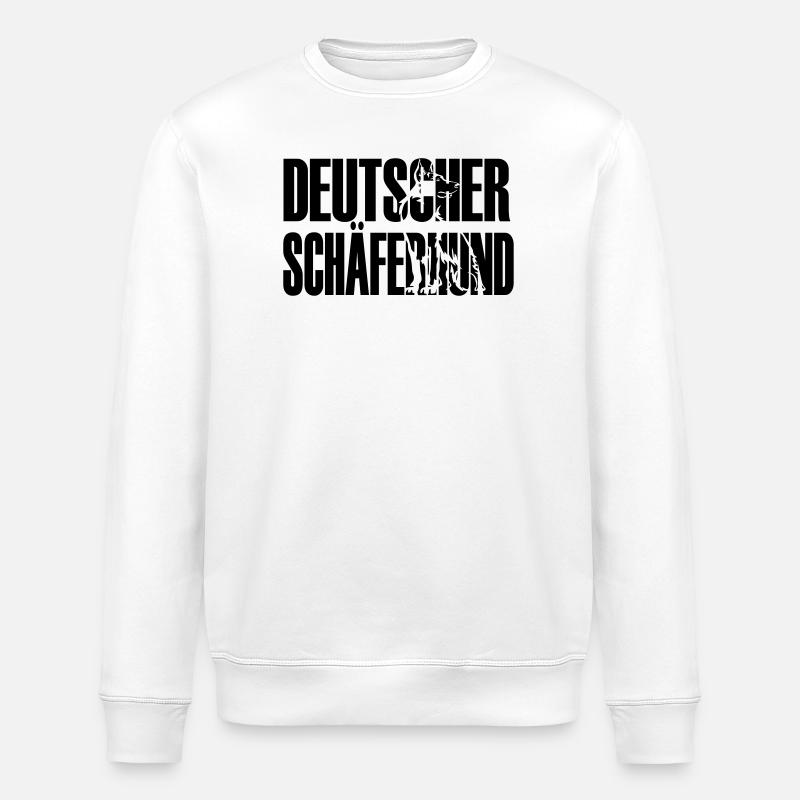 Deutscher Schäferhund - Stanley/Stella Unisex Bio-Sweatshirt ROLLER - Weiß