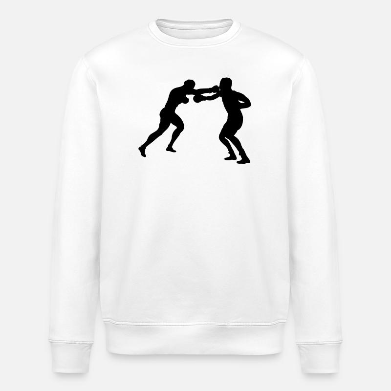 Combat de boxe - Sweat bio ROLLER Stanley/Stella Unisexe - blanc
