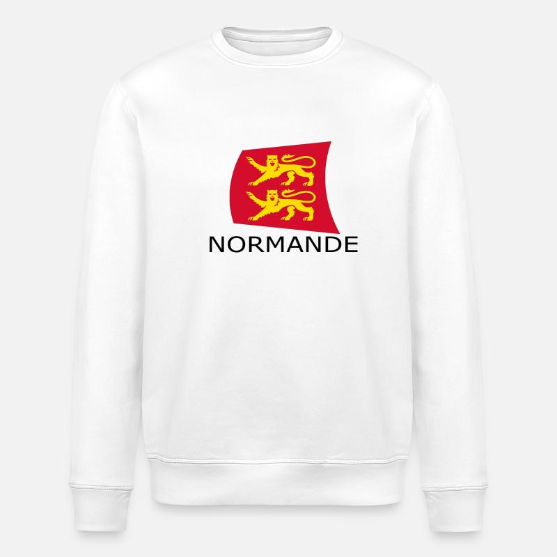 NORMANDE - Sweat bio ROLLER Stanley/Stella Unisexe - blanc