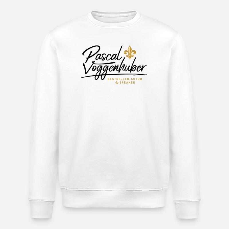 Pascal Voggenhuber Autor & Speaker - Stanley/Stella Unisex Bio-Sweatshirt ROLLER - Weiß