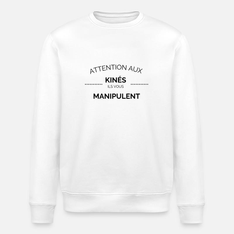 Les kinés vous manipulent ! - Sweat bio ROLLER Stanley/Stella Unisexe - blanc