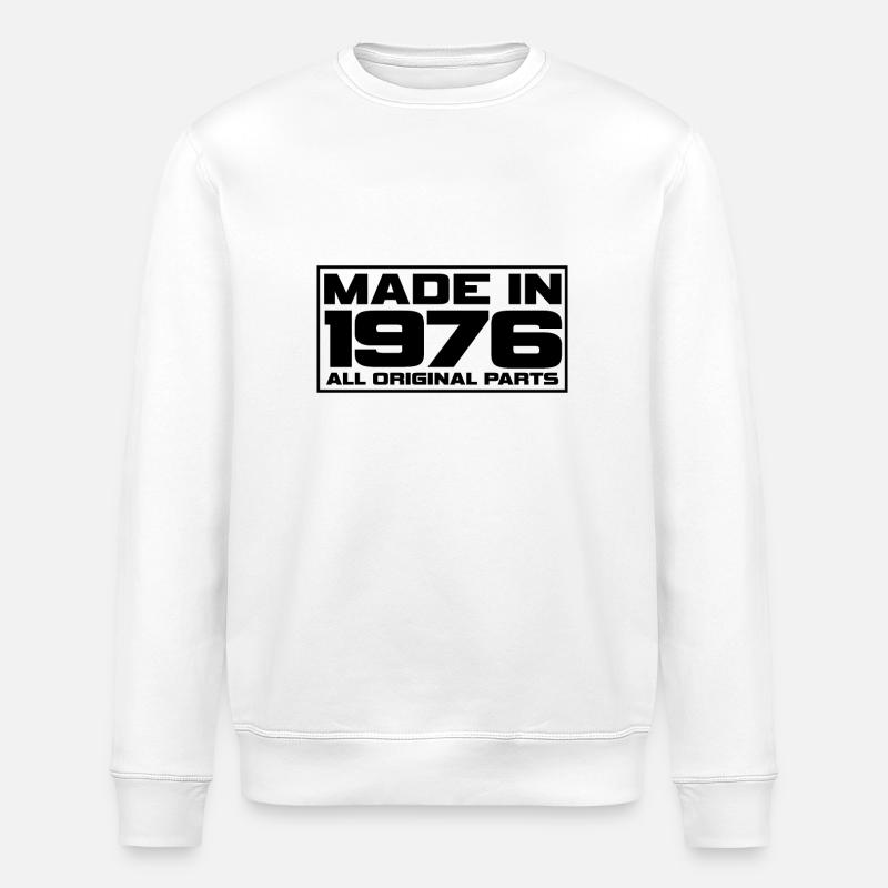 Made in 1976 - Stanley/Stella Unisex Bio-Sweatshirt ROLLER - Weiß