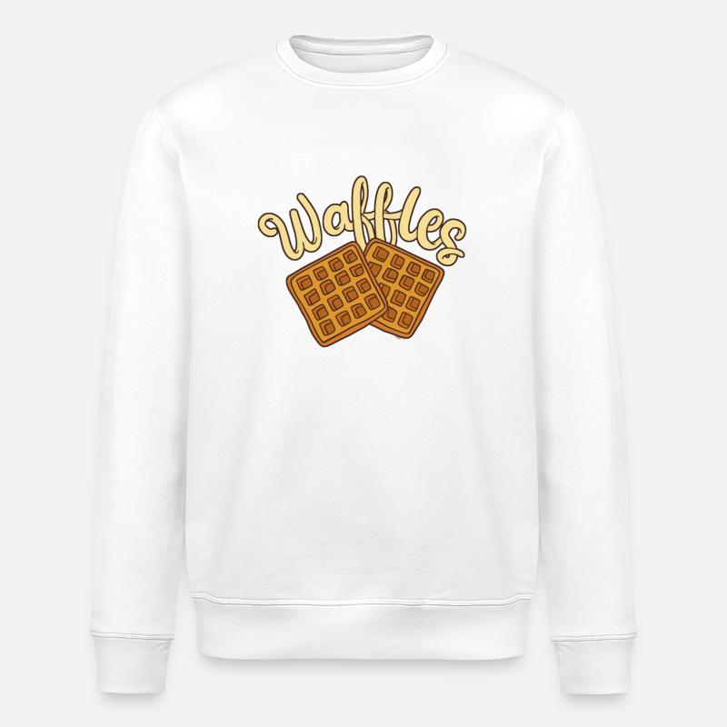 Waffeln Waffelbäcker - Stanley/Stella Unisex Bio-Sweatshirt ROLLER - Weiß