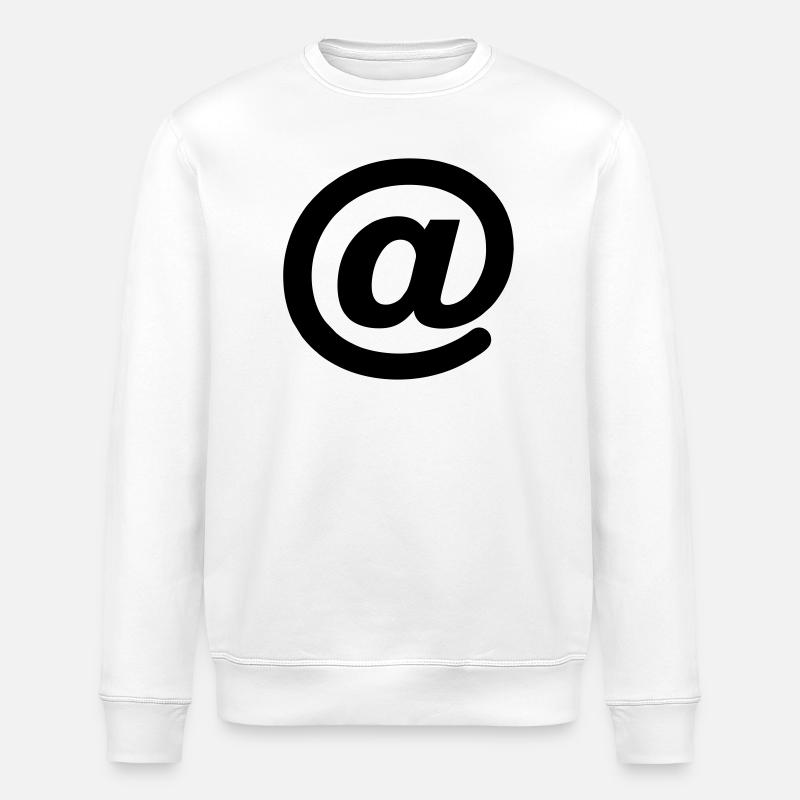 Am Schildersymbol - Stanley/Stella Unisex Bio-Sweatshirt ROLLER - Weiß