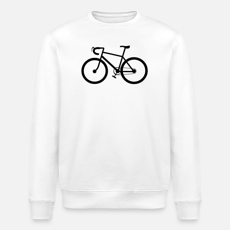 Vélo vélo vélo - Sweat bio ROLLER Stanley/Stella Unisexe - blanc