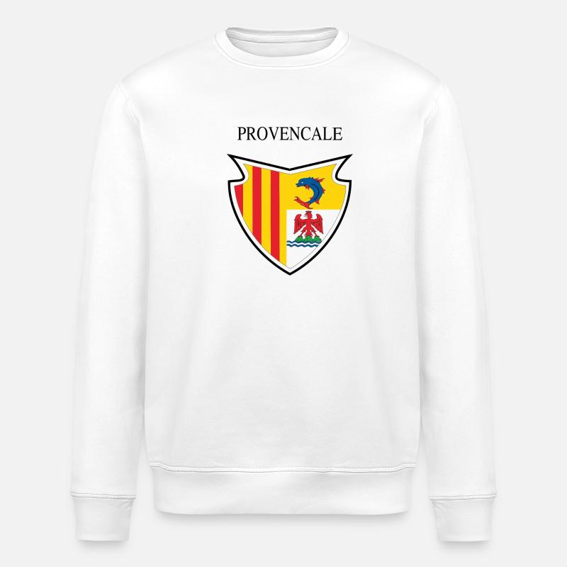 Provencale - Sweat bio ROLLER Stanley/Stella Unisexe - blanc