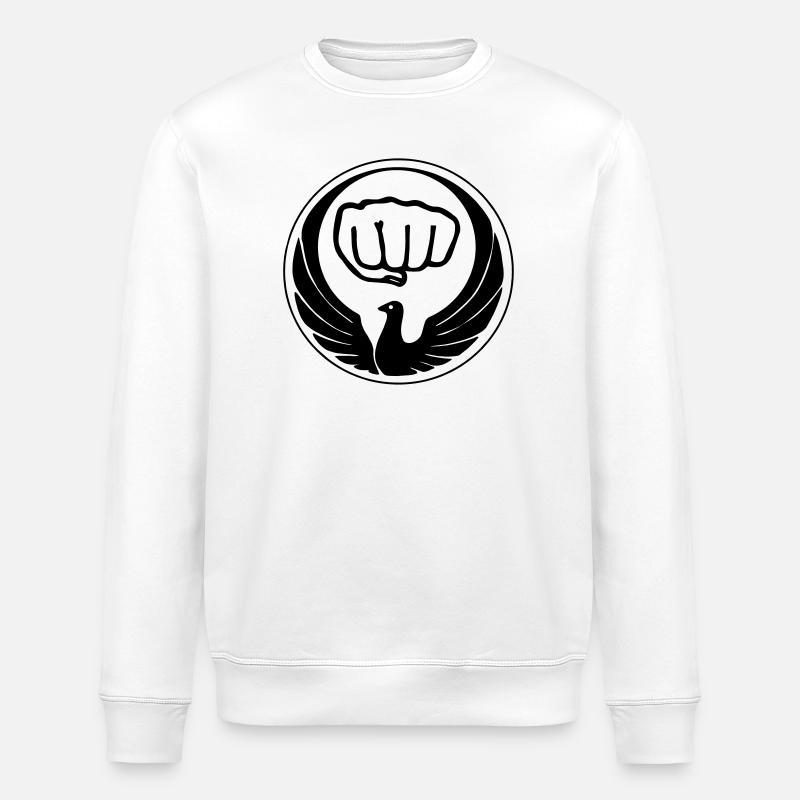 Wado-Taube - Stanley/Stella Unisex Bio-Sweatshirt ROLLER - Weiß
