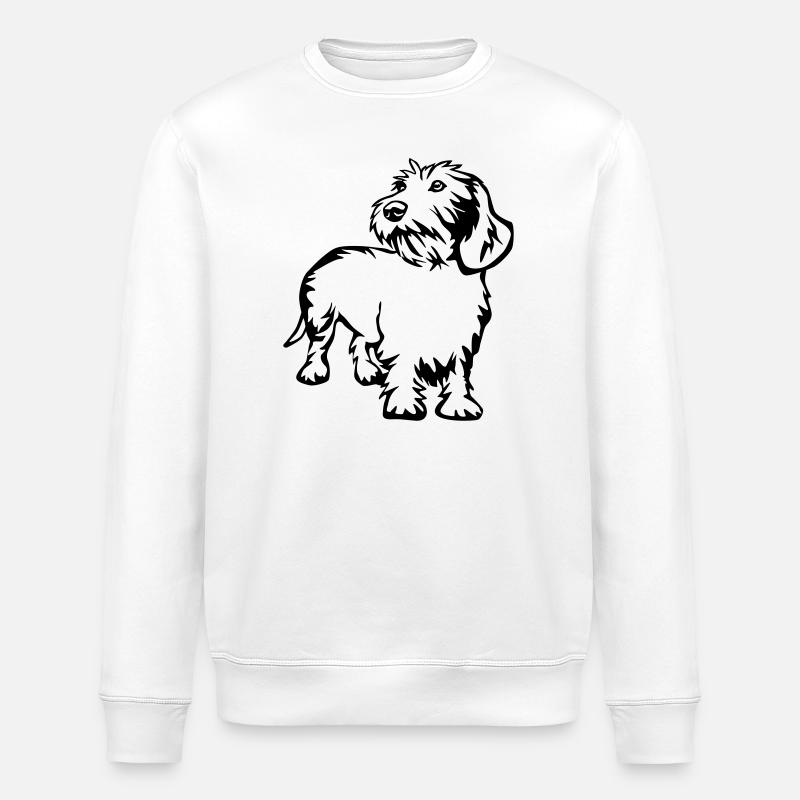 Dackel - Stanley/Stella Unisex Bio-Sweatshirt ROLLER - Weiß