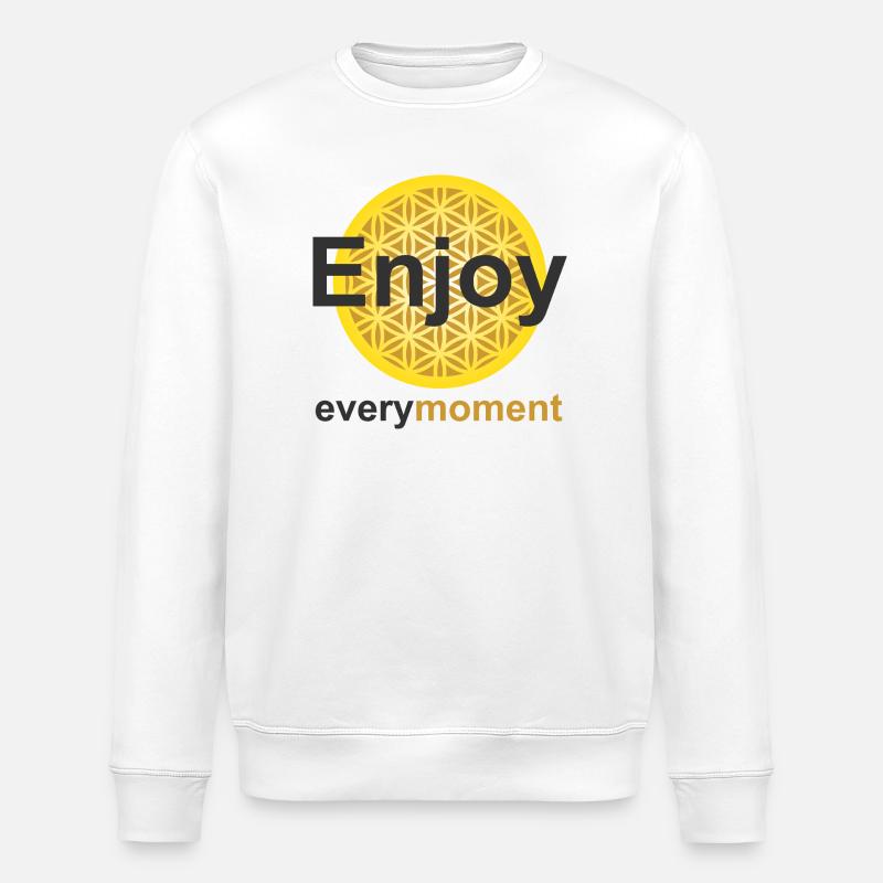 profitez de chaque instant kontiki - Sweat bio ROLLER Stanley/Stella Unisexe - blanc