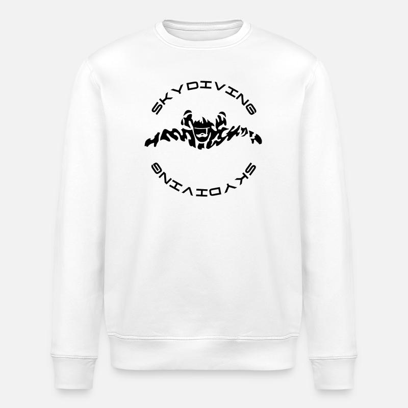 parachutisme - Sweat bio ROLLER Stanley/Stella Unisexe - blanc
