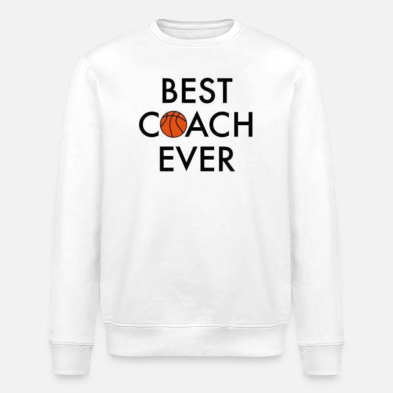 Meilleur entraîneur de basket - Sweat bio ROLLER Stanley/Stella Unisexe - blanc