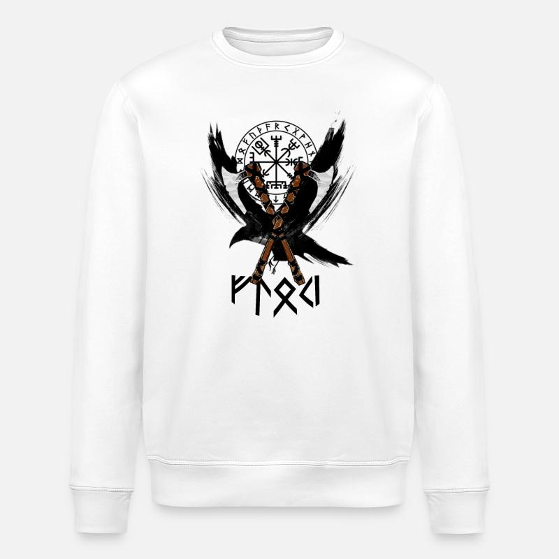 Les Vikings - Sweat bio ROLLER Stanley/Stella Unisexe - blanc