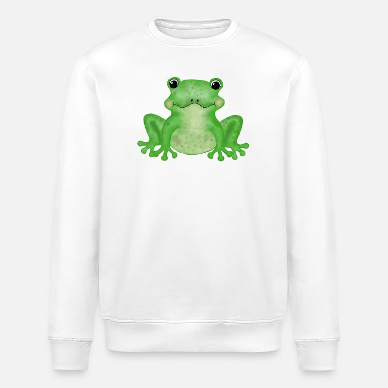 Frosch - Sweat bio ROLLER Stanley/Stella Unisexe - blanc