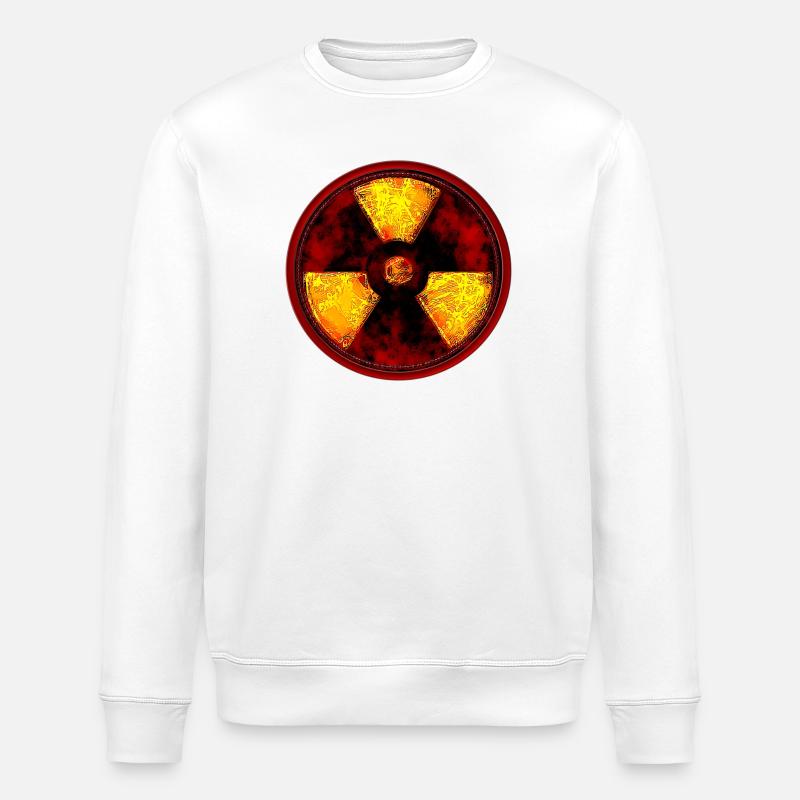 Radioactive - Stanley/Stella ROLLER Unisex Organic Sweatshirt - white