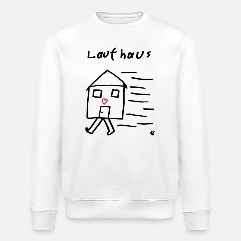 Laufhaus - Stanley/Stella Unisex Bio-Sweatshirt ROLLER - Weiß