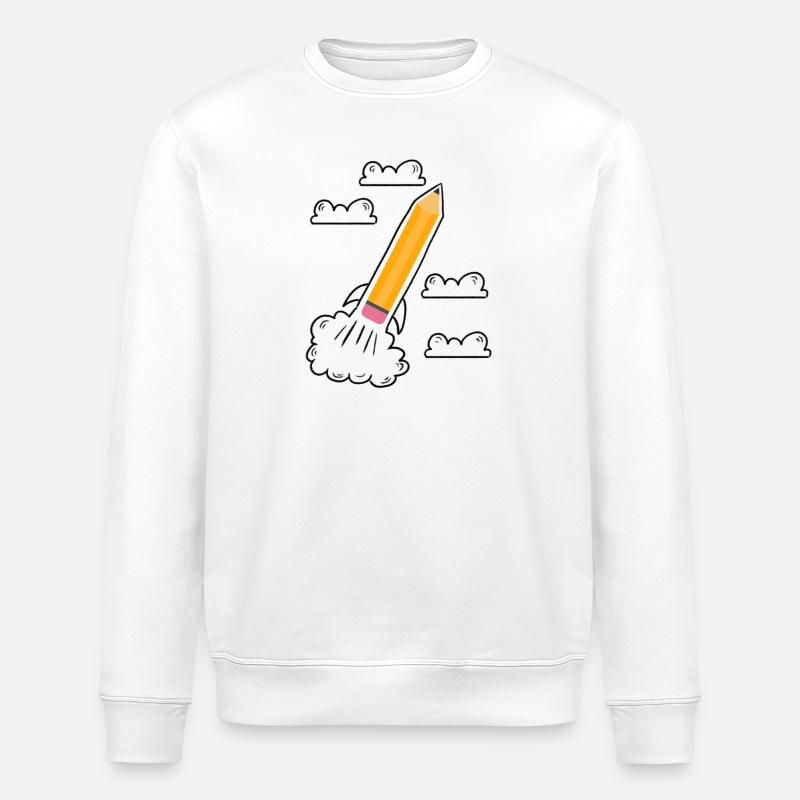 Premier jour d’école Début de l’école - Sweat bio ROLLER Stanley/Stella Unisexe - blanc