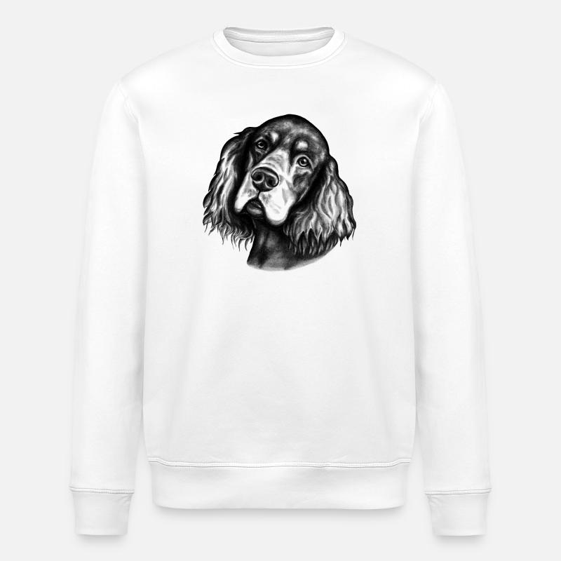 Regards de chien - Sweat bio ROLLER Stanley/Stella Unisexe - blanc