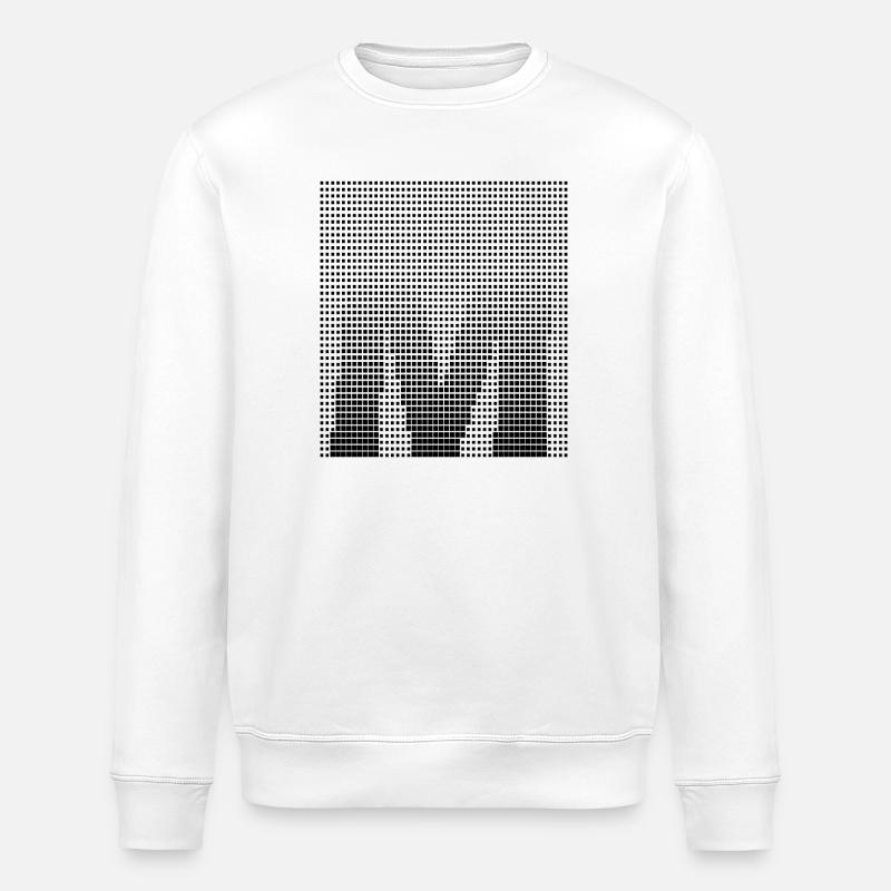 Letter M, Name, der Buchstabe M - Stanley/Stella Unisex Bio-Sweatshirt ROLLER - Weiß