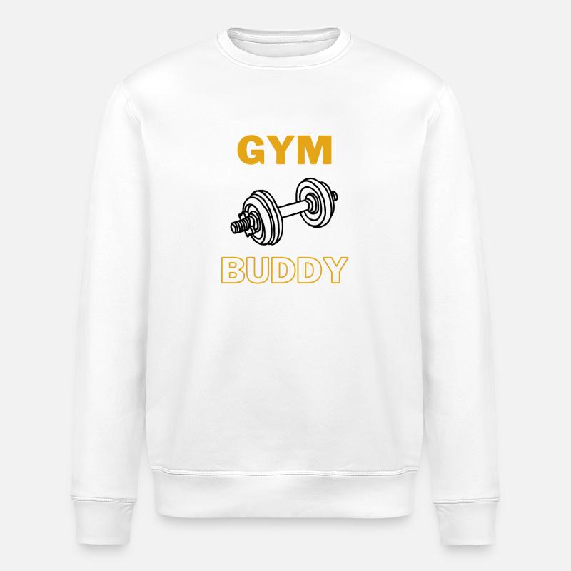Gym Buddy - Sweat bio ROLLER Stanley/Stella Unisexe - blanc