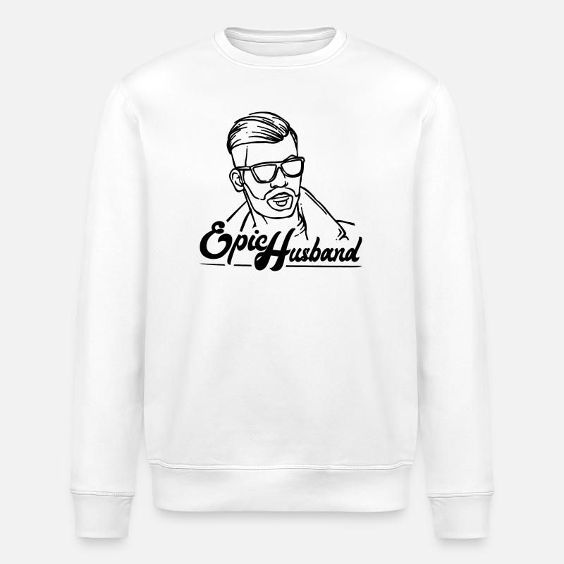 EPIC Husband - Sweat bio ROLLER Stanley/Stella Unisexe - blanc