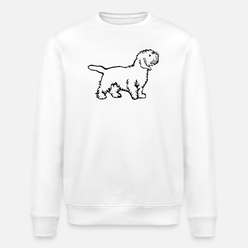 Petit Basset Griffon Vendéen - Sweat bio ROLLER Stanley/Stella Unisexe - blanc
