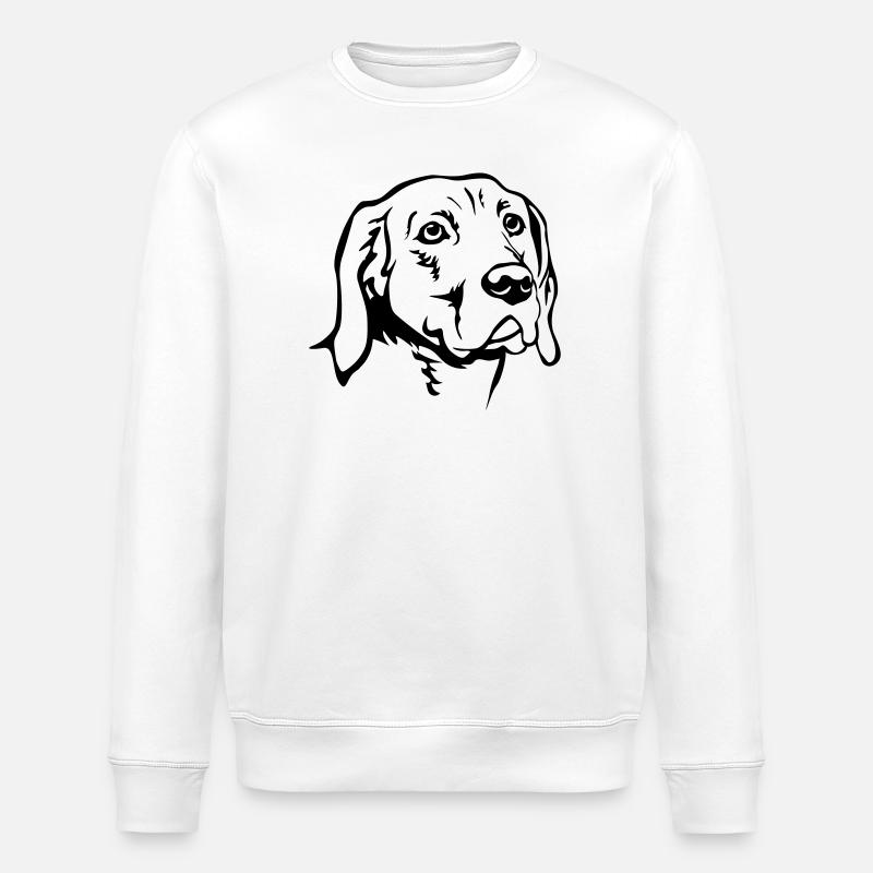 Gonczy Polski Head - Stanley/Stella ROLLER Unisex Organic Sweatshirt - white