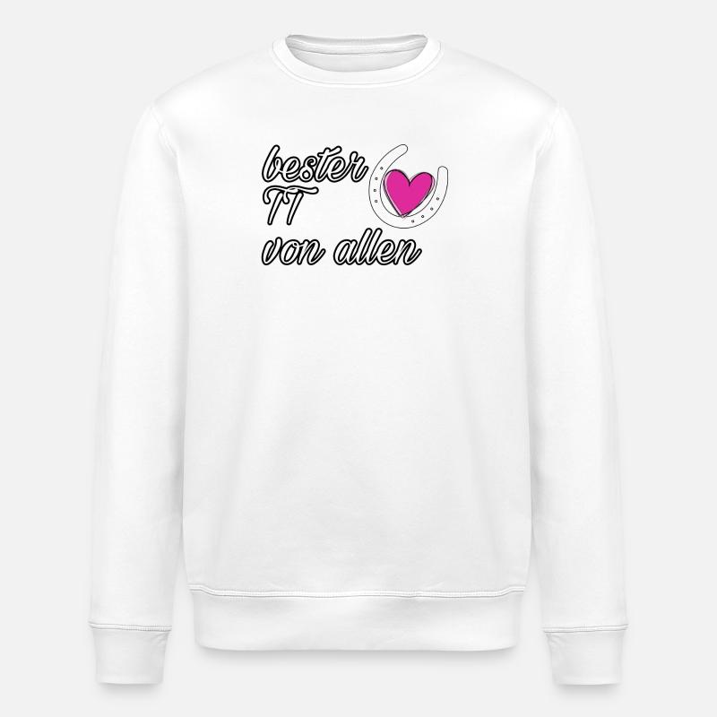 bester Turniertrottel - Stanley/Stella Unisex Bio-Sweatshirt ROLLER - Weiß