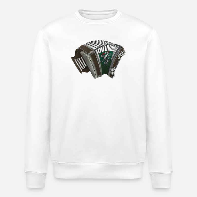 Styrian Harmonica - Styria | ZiachON! - Stanley/Stella ROLLER Unisex Organic Sweatshirt - white