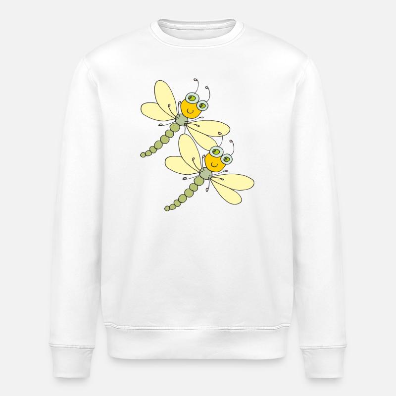 libelle sisters - Stanley/Stella ROLLER Unisex Organic Sweatshirt - white