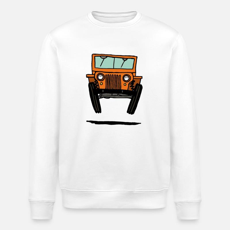Jumpin Willy - Sweat bio ROLLER Stanley/Stella Unisexe - blanc