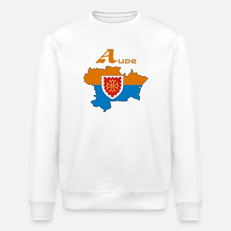 Aude - Stanley/Stella ROLLER Unisex Organic Sweatshirt - white