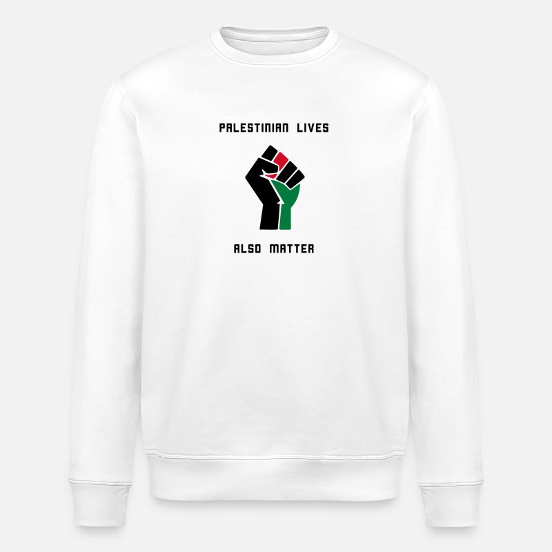 Les vies palestiniennes comptent ! Palestine libre - Sweat bio ROLLER Stanley/Stella Unisexe - blanc