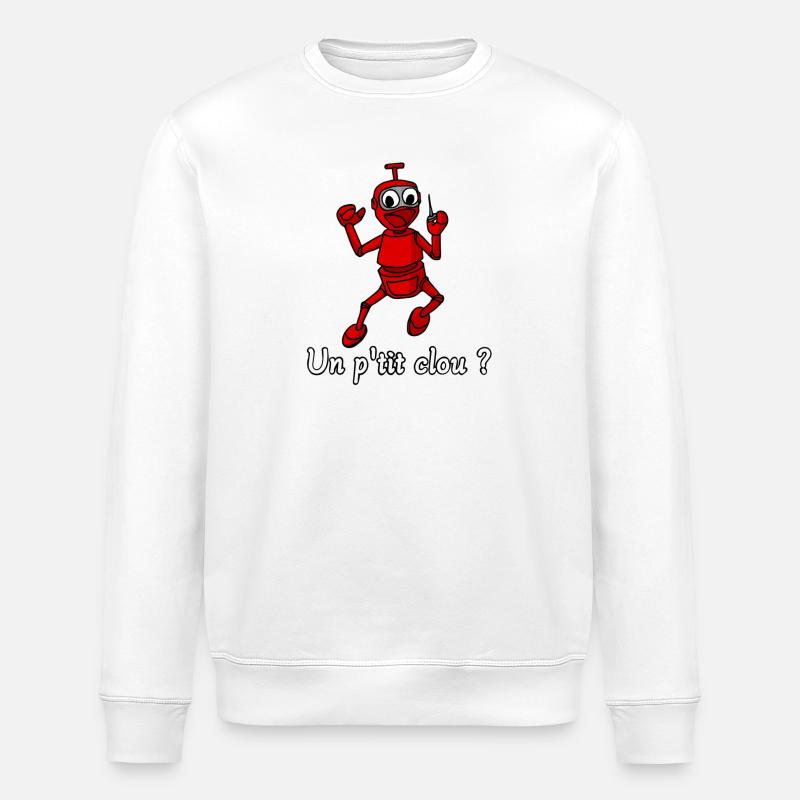 Back to 80's - Sweat bio ROLLER Stanley/Stella Unisexe - blanc