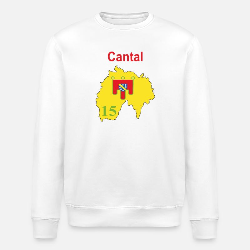 Cantal - Sweat bio ROLLER Stanley/Stella Unisexe - blanc