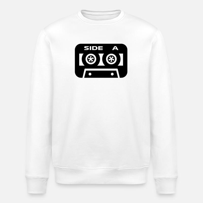 Audio Casette Side A - Stanley/Stella Unisex Bio-Sweatshirt ROLLER - Weiß