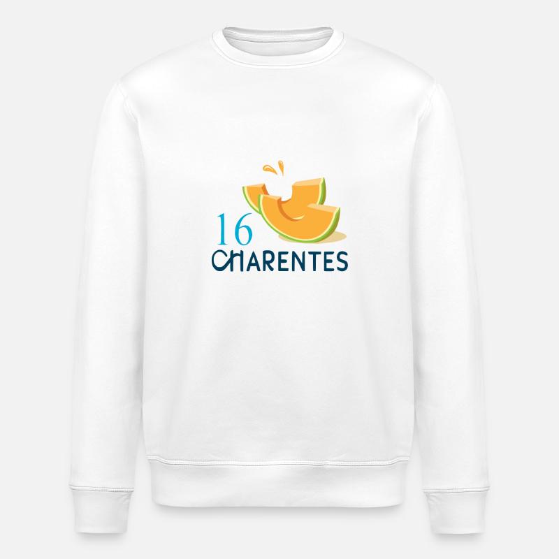 Charentes - Stanley/Stella ROLLER Unisex Organic Sweatshirt - white